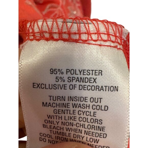 JM Collection Womens XXL Red Embroidered Bell Sleeve Tunic Top Polyester/Spandex - Picture 5 of 6